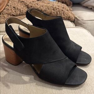 Anne Klein Women's Black Open-Toe Sandals 11